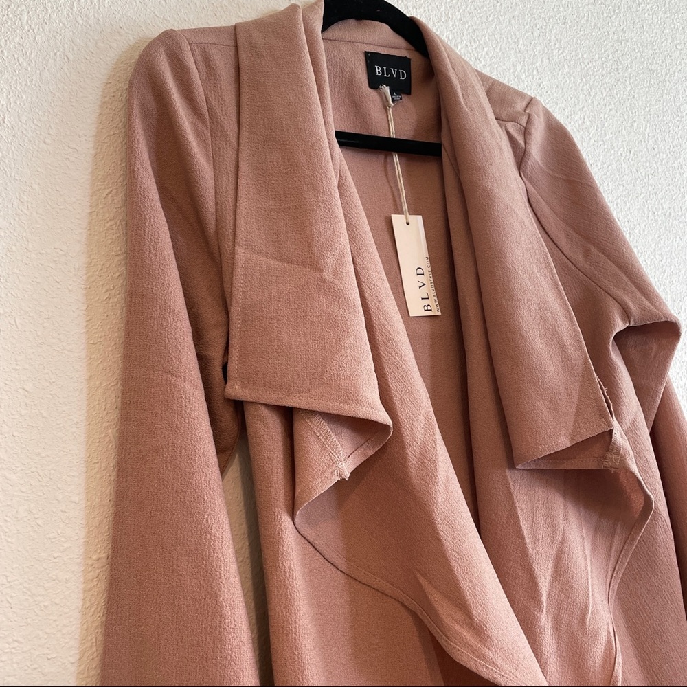 BLVD Blush Blazer - Large
